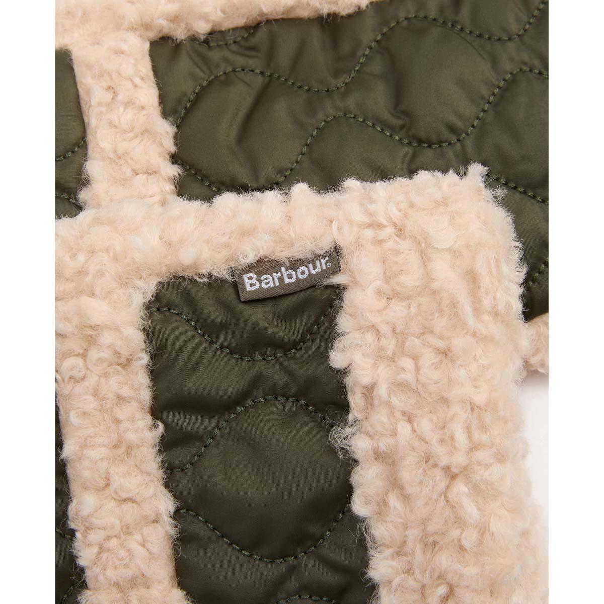 Olive Barbour Womens Marnie Waterproof Mittens badge