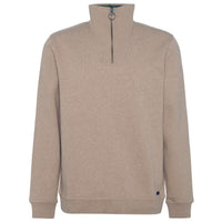Stone Marl Barbour Mens Nelson Half Zip Sweatshirt