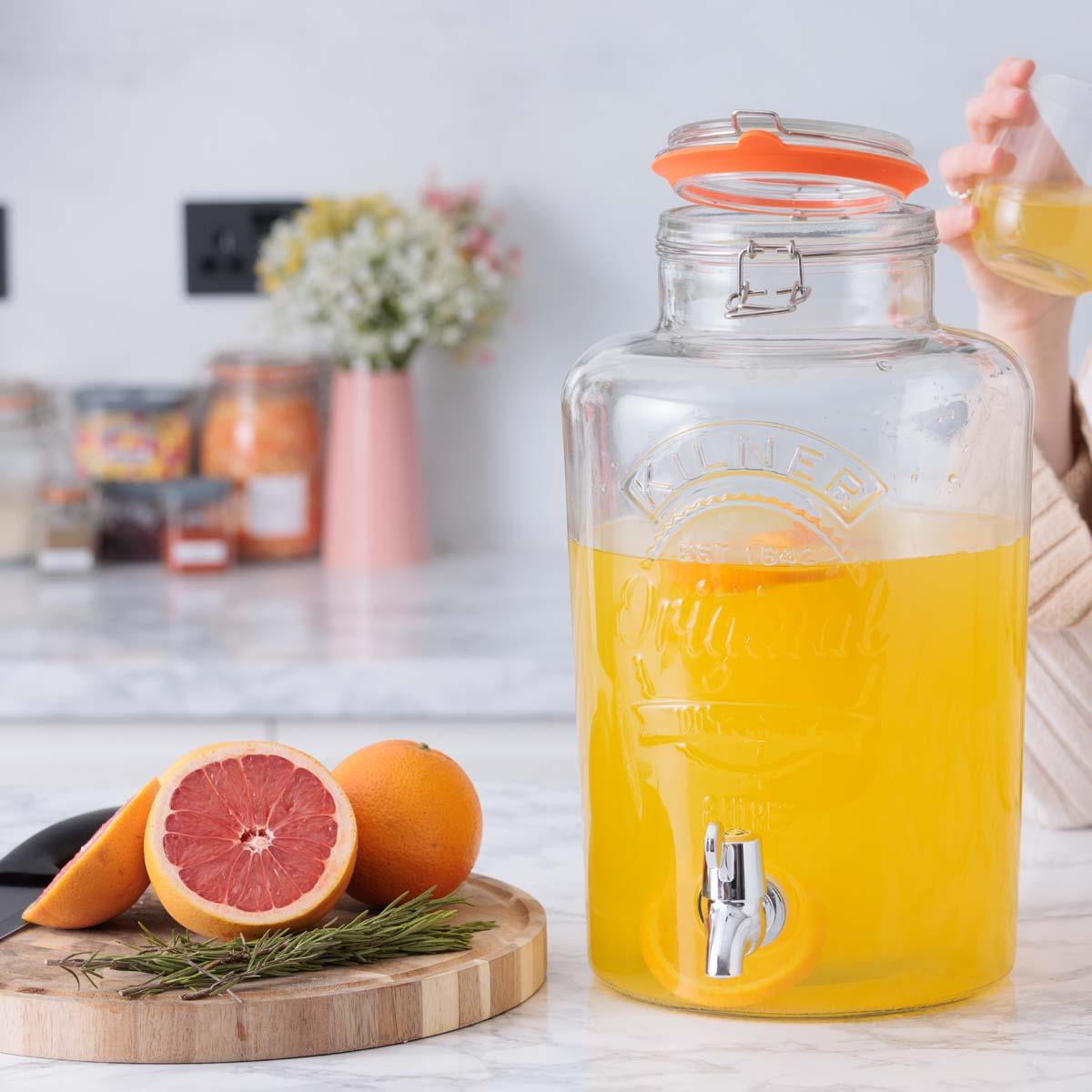 Kilner Clip Top Round Drinks Dispenser