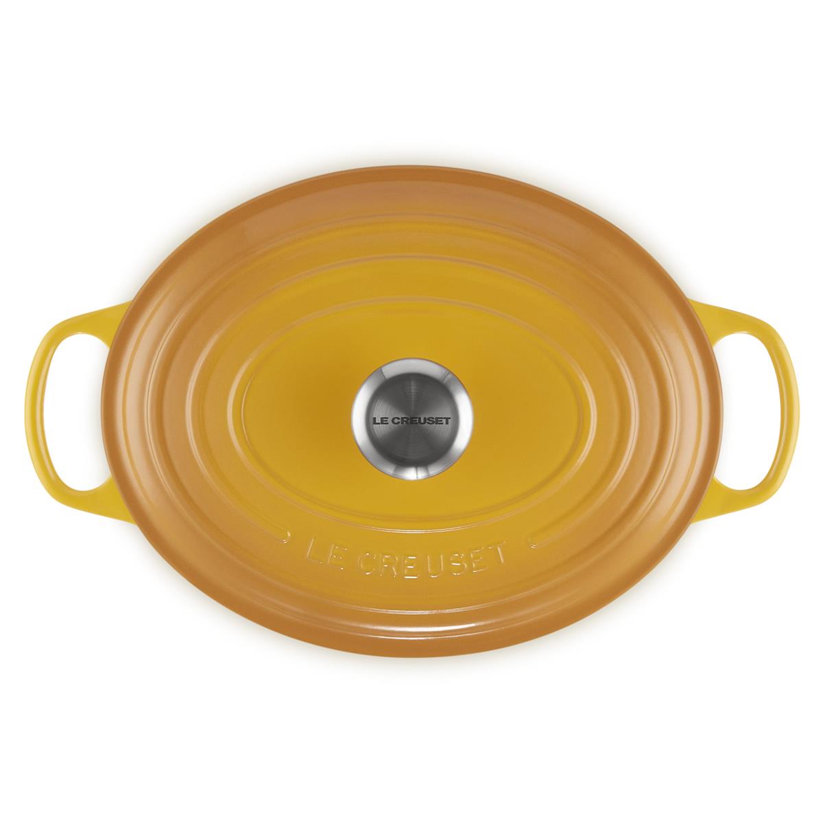 Le Creuset 29cm Cast Iron Oval Casserole Dish Nectar