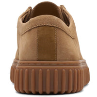 Dark Sand Suede Clarks Mens Torhill Lo Shoes Heel