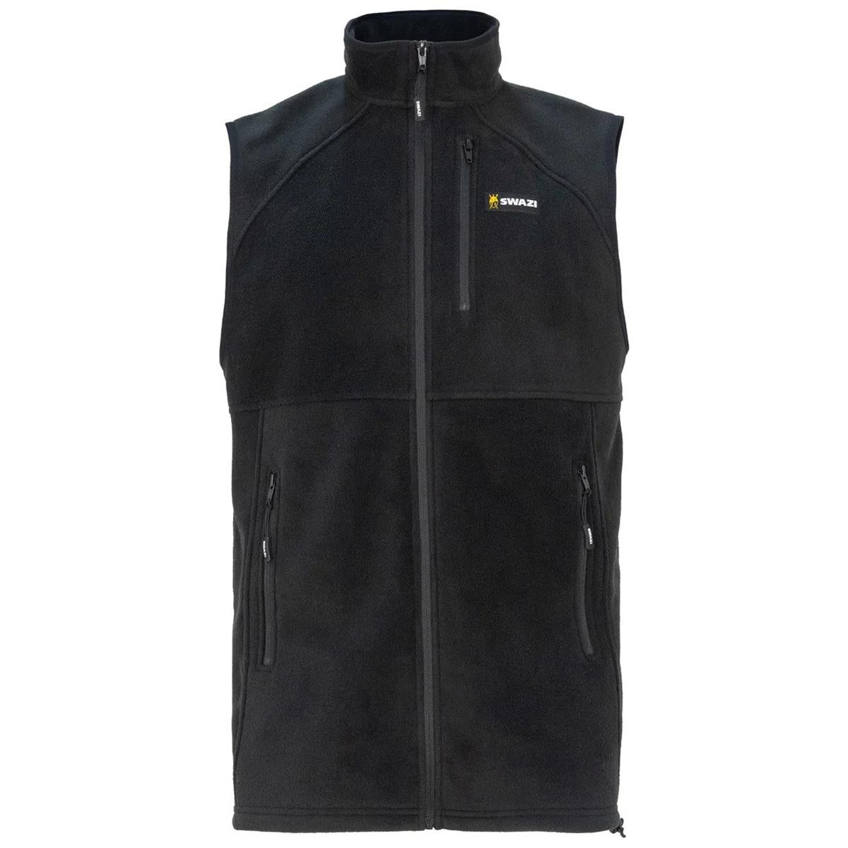 Black Swazi Mens Sherpa Vest