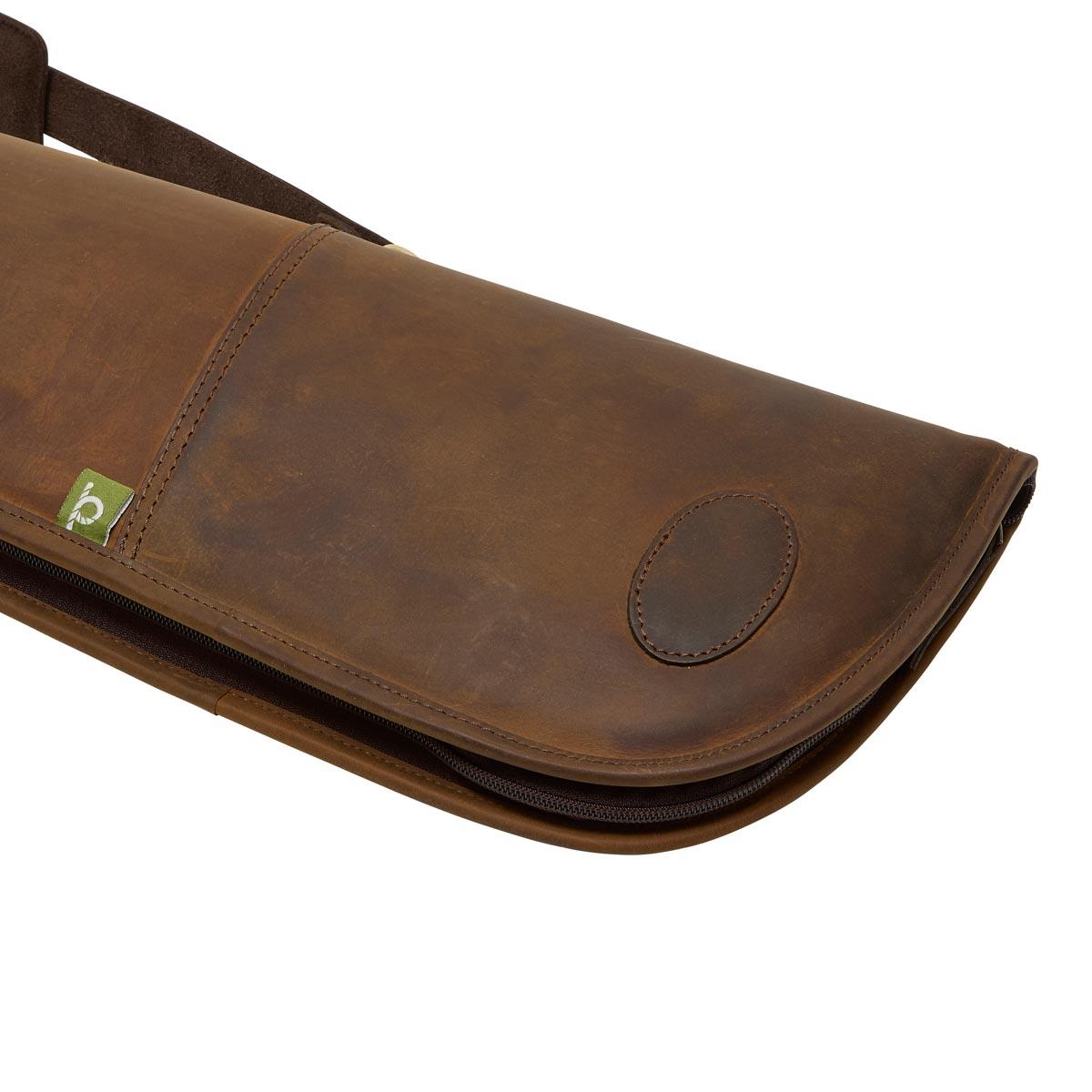 Brown Chatham Full Zip Gun Slip Detail