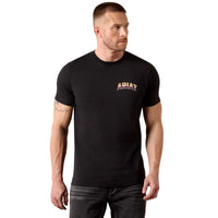 Black Ariat Mens Country Rock T-Shirt On Model