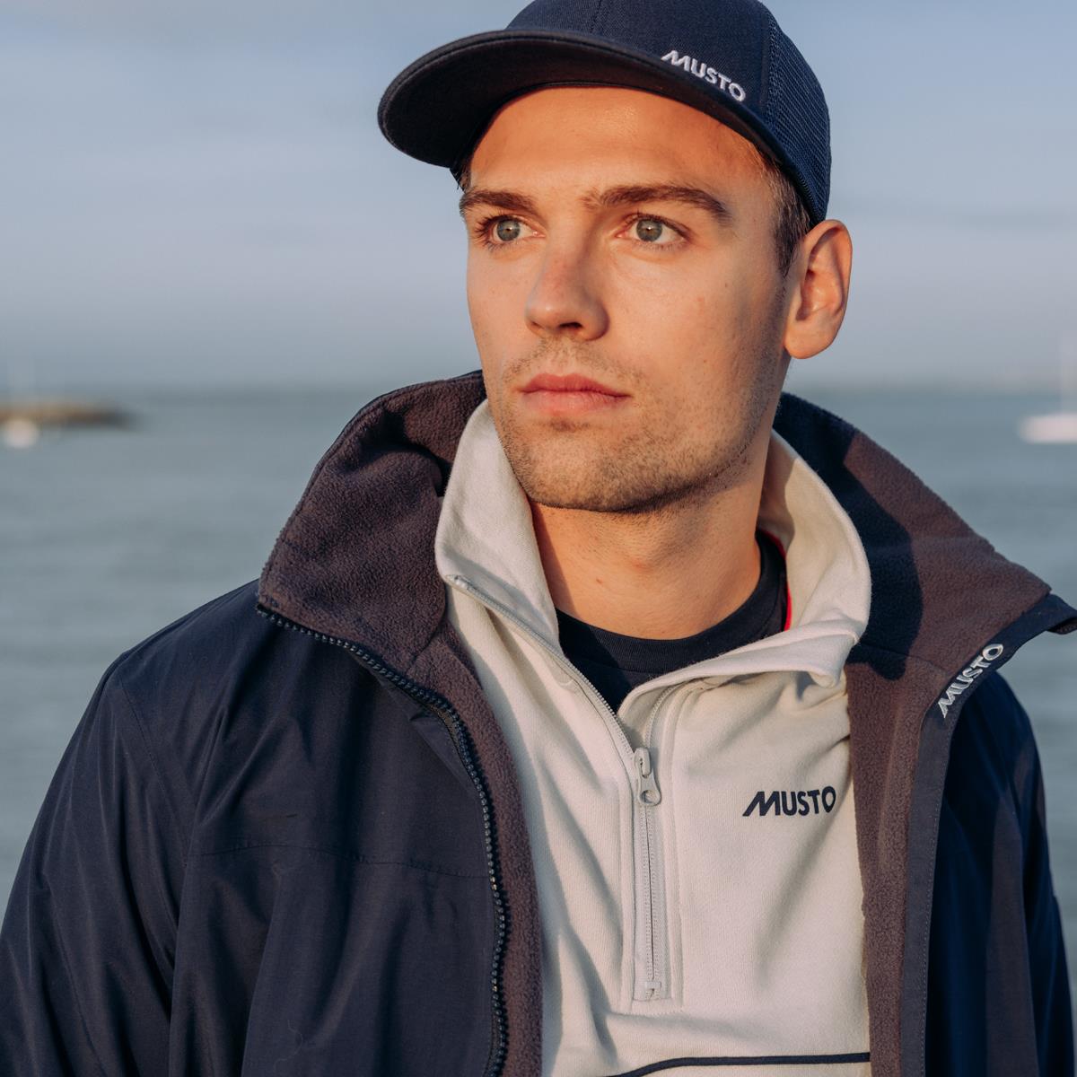 Navy Musto Mens Snug Blouson Jacket 2.0