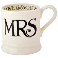 Emma Bridgewater Black Toast Mr & Mrs Mug Set