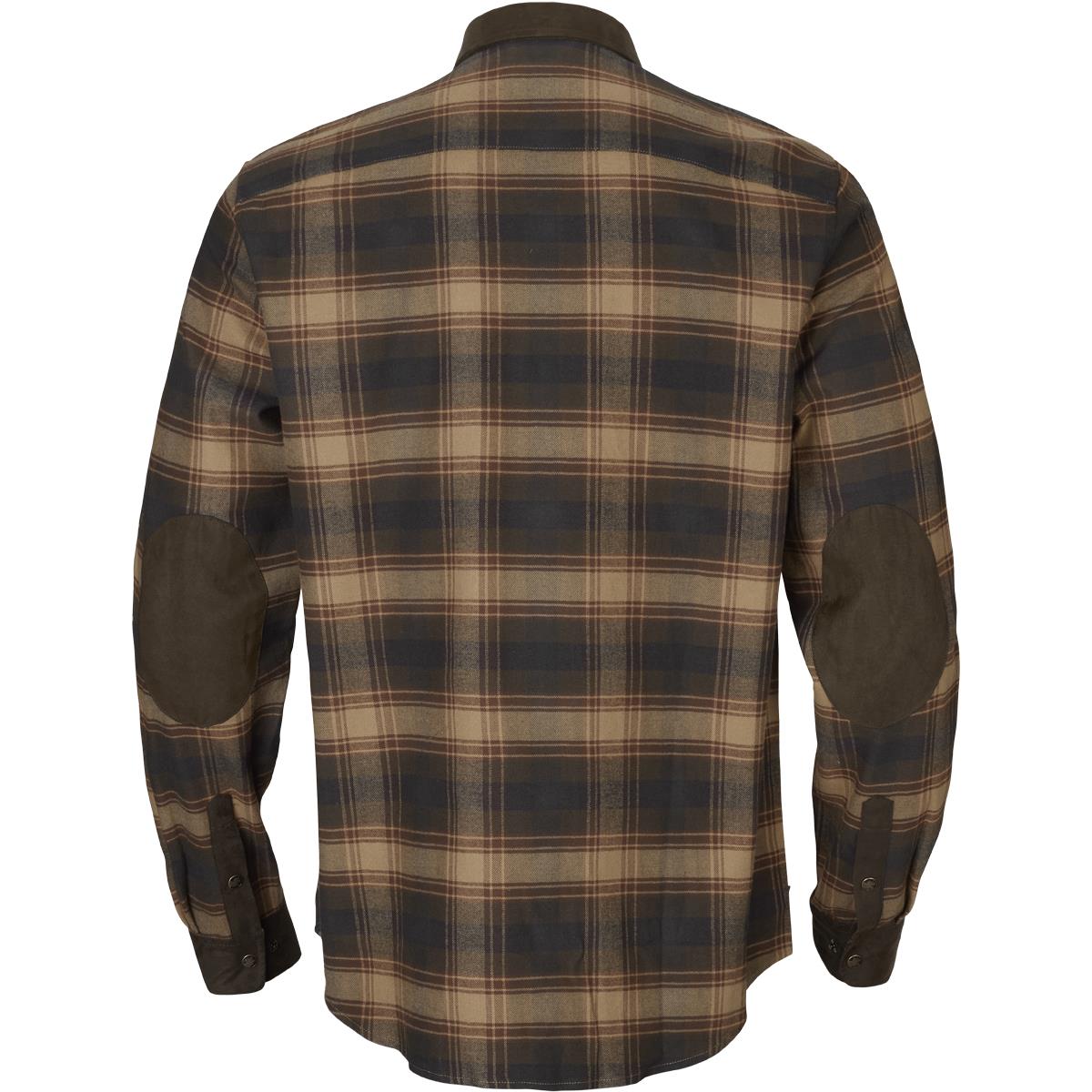 Burgundy Harkila Mens Aivak Shirt back