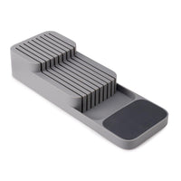 Grey/Grey Joseph Joseph DrawerStore Compact 2-tier Knife Organiser