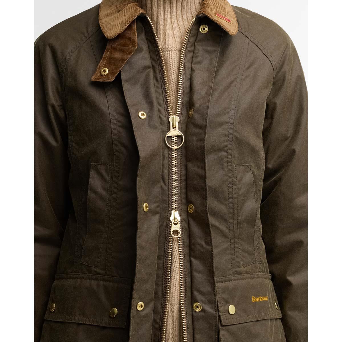 BEECH Barbour Womens Icons Beadnell Wax Jacket ZIP