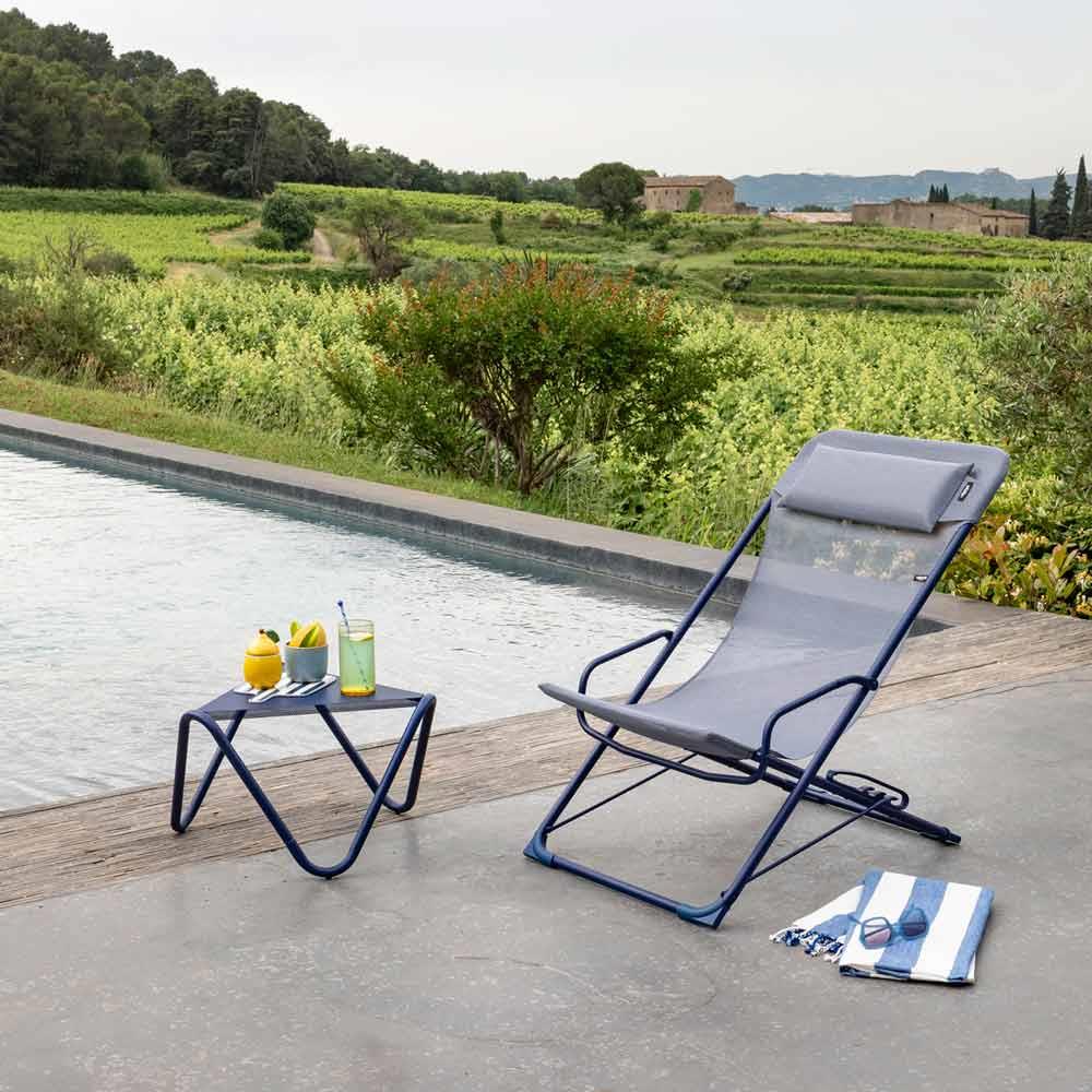 Lafuma Transaswing Batyline ISO Folding Rocking Deckchair
