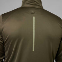 Pine Green Seeland Mens Elliot Fleece Jacket Back
