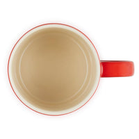 Cerise Le Creuset Stoneware Holly Mug 350ml Interior