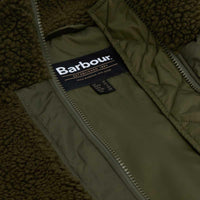 Olive Barbour Womens Brawby Fleece Jacket Lining