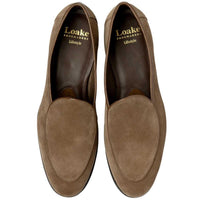 Flint Suede Loake Mens Belgrave Loafer Top