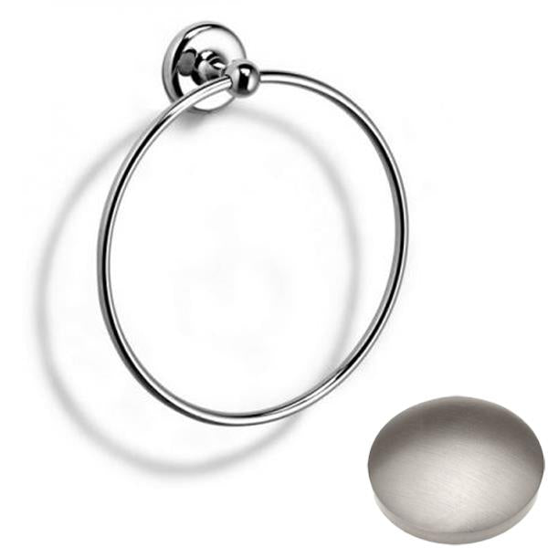 Stainless Steel Finish Samuel Heath Novis Towel Ring N1098