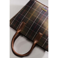 Classic Tartan Barbour Womens Birch Tartan Tote Bag Lifestyle