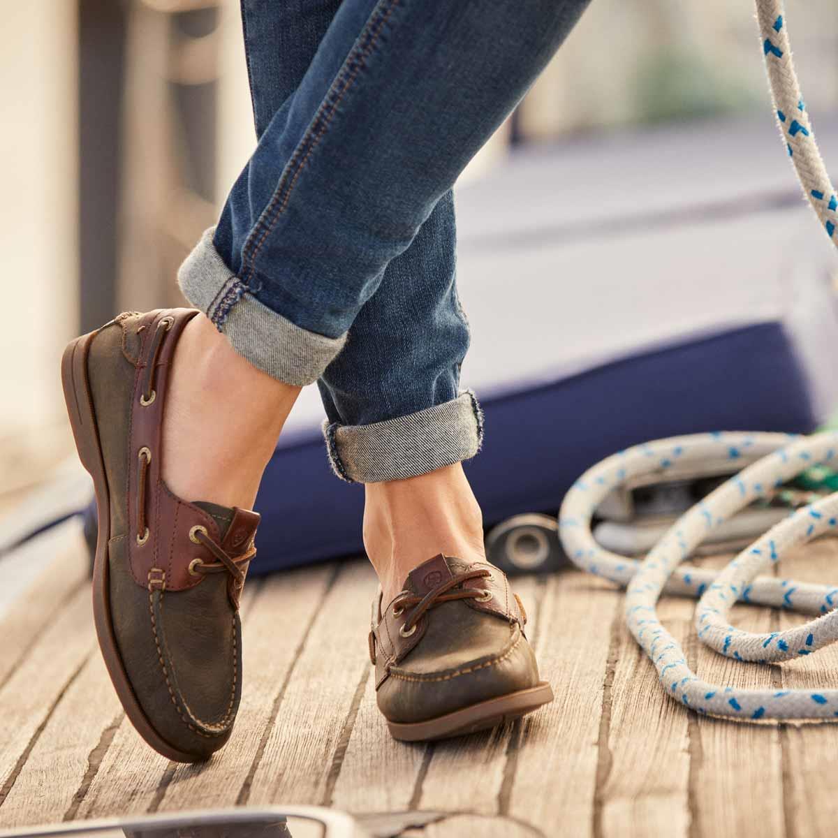 Ariat Womens Antigua Boat Shoes
