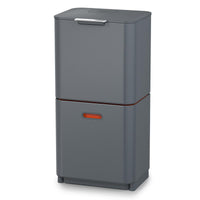 Graphite Joseph Joseph Totem Max 60L Waste & Recycling Bin