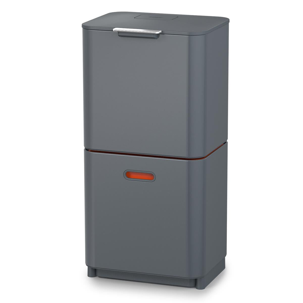 Graphite Joseph Joseph Totem Max 60L Waste & Recycling Bin