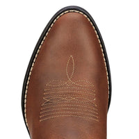 Distressed Brown Ariat Womens Heritage Western R Toe Boot Toe
