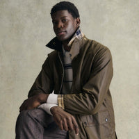 BROWN Barbour Mens Icons Bedale Wax Jacket LS