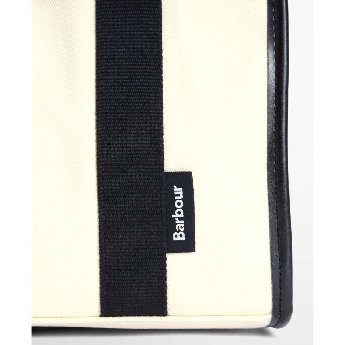 Ecru Barbour Selena Mini Tote/Crossbody Bag logo