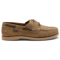 Brown Oiled Nubuck Loake Mens Padstow Deck Shoe side