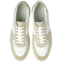 Sand Suede/White Calf Loake Mens Rush Trainers Top