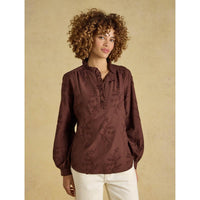 Joules Womens Melanie Ruffle Blouse
