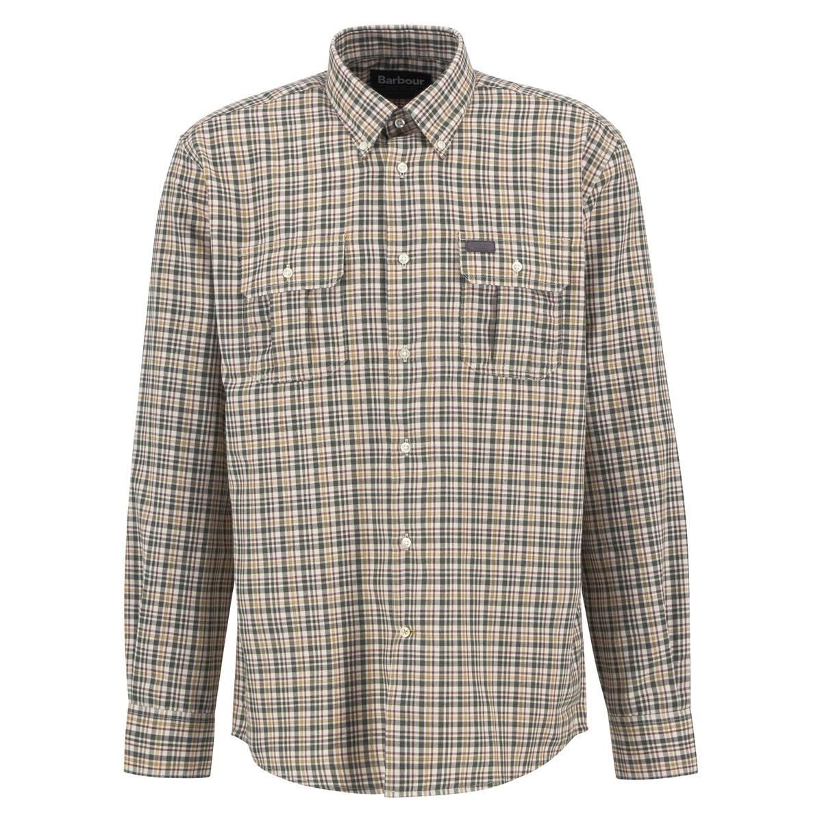 Barbour Mens Panwell Thermo Weave Regular Checked Shirt