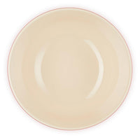 Cerise Le Creuset Stoneware Holly Serving Bowl Top View
