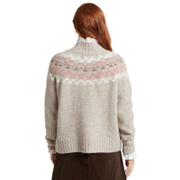 Schoffel Womens Evie Fairisle Jumper Cobblestone back