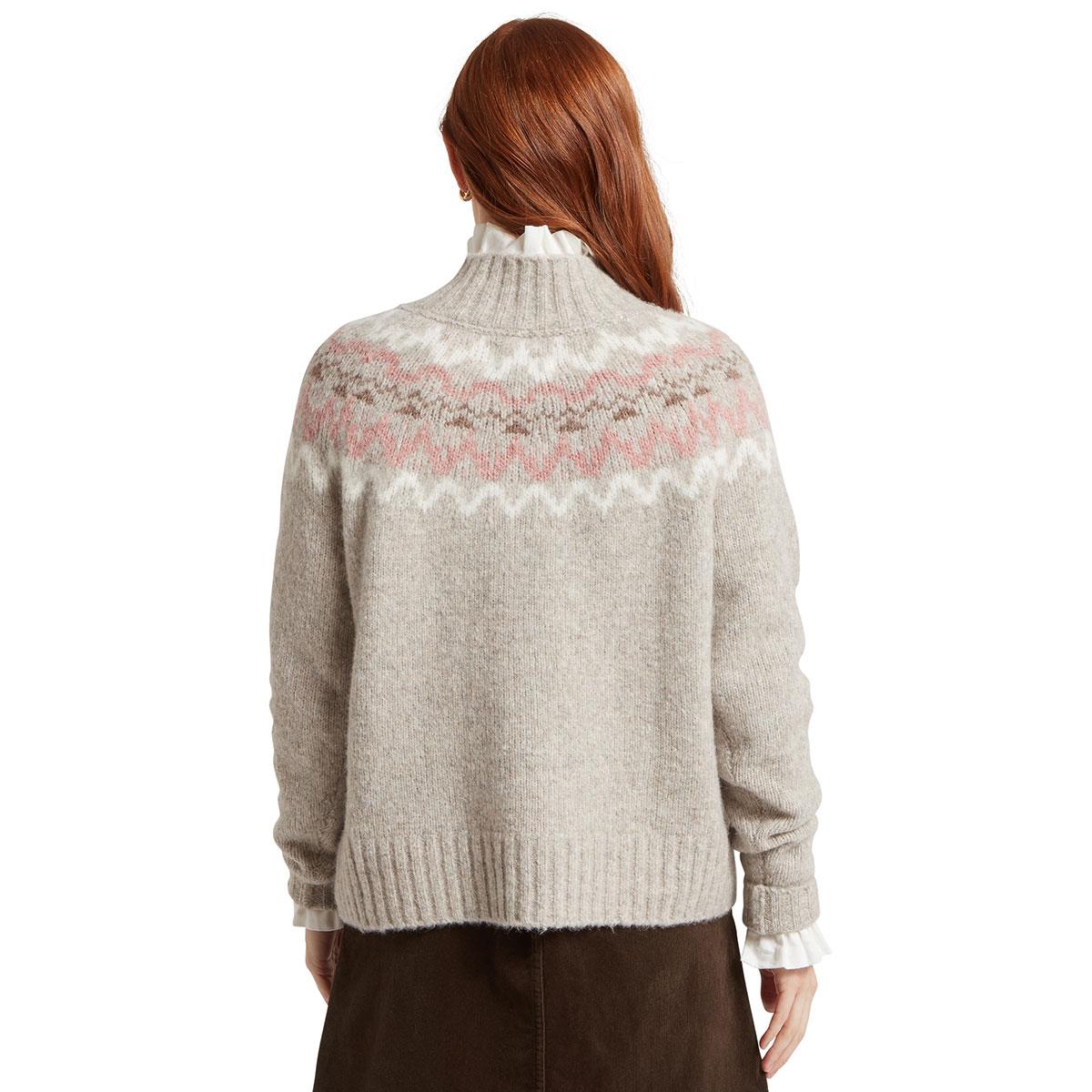 Schoffel Womens Evie Fairisle Jumper Cobblestone back