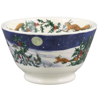 Emma Bridgewater Christmas Midnight Squirrel Small Old Bowl