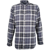 Albert and Maurice Mens Lugg Flannel Shirt Taupe Check