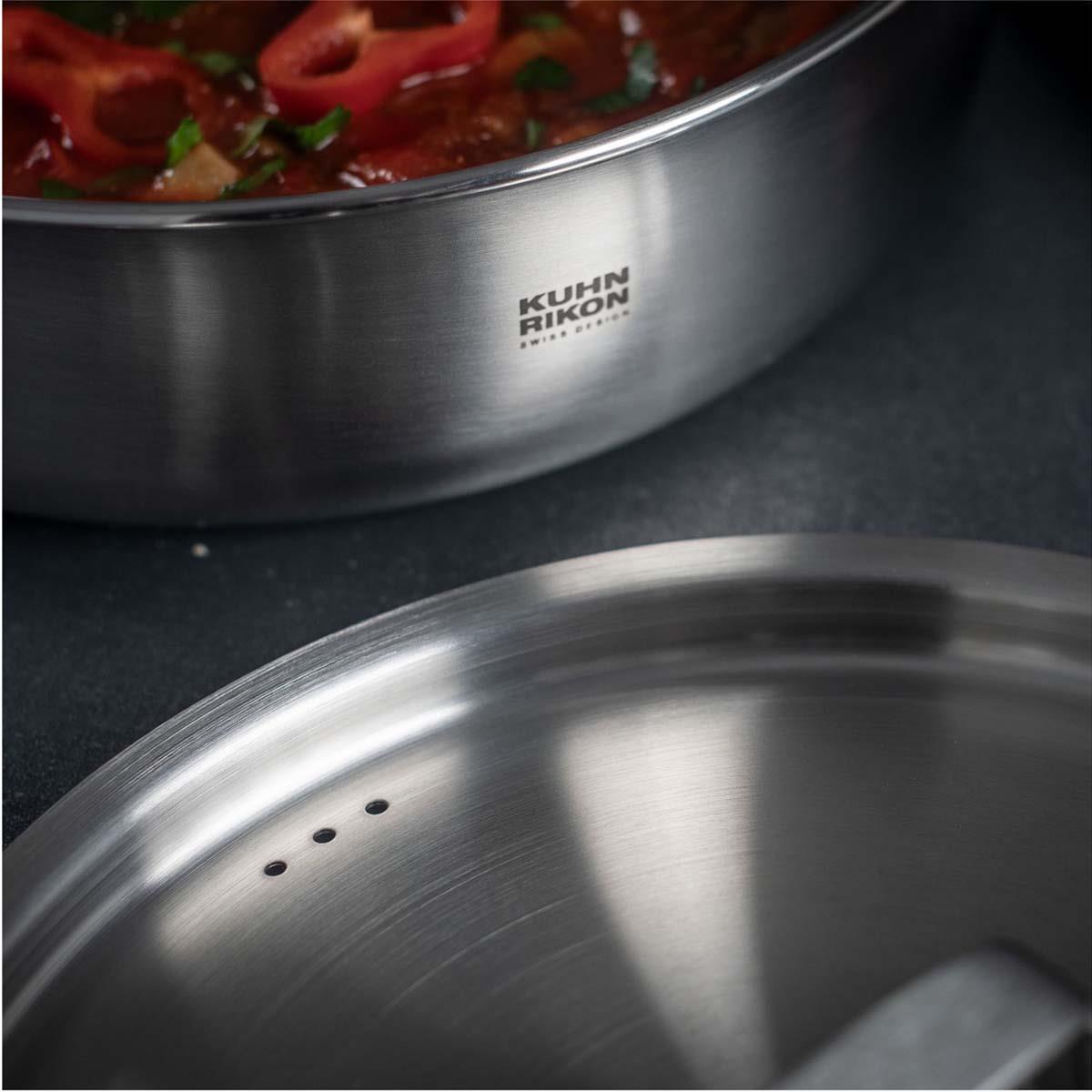 Kuhn Rikon Culinary Fiveply Saute Pan Uncoated LS5