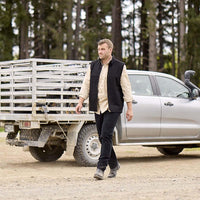 Black Swanndri Saddleback Vest LS2
