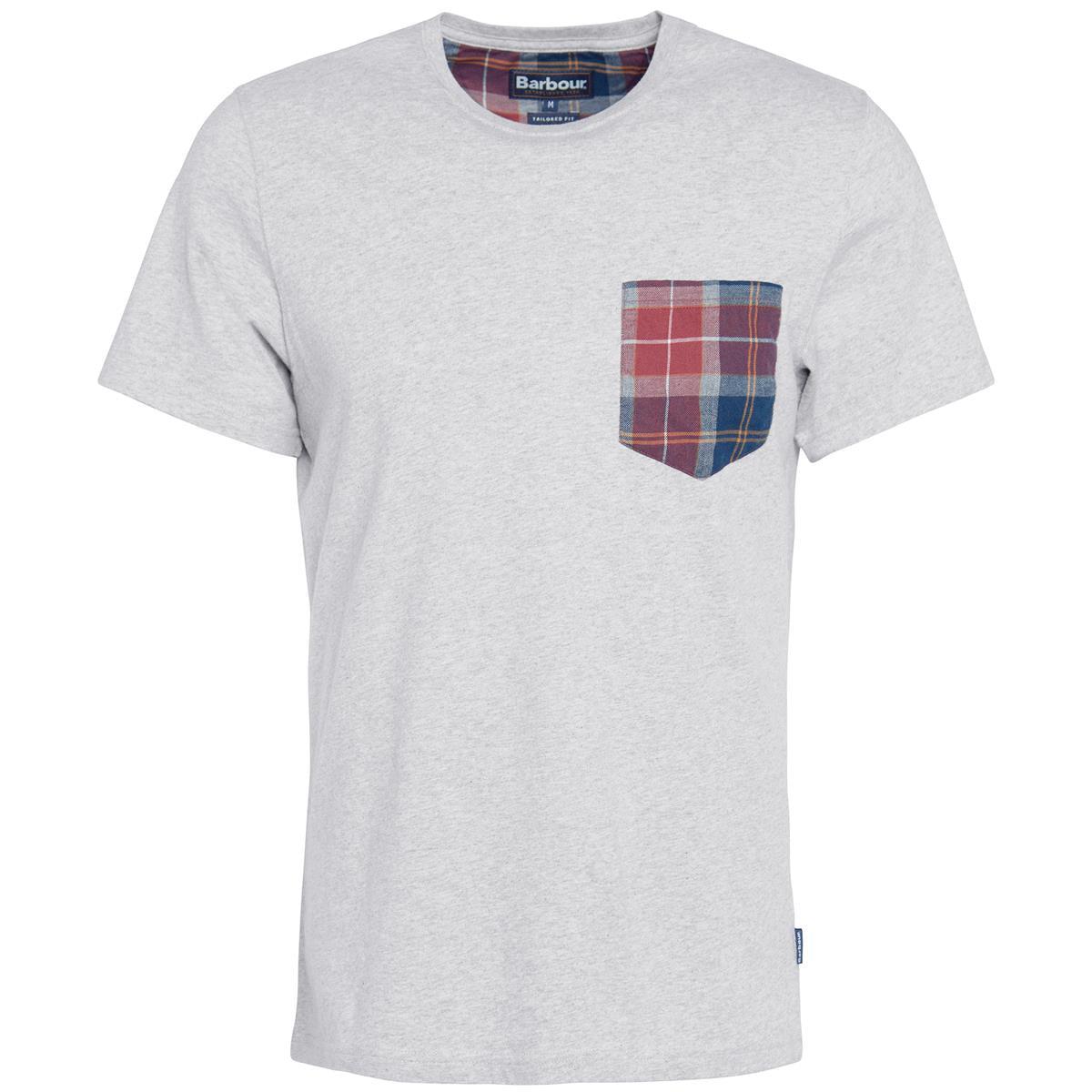 Light Grey Marl Barbour Goole Pocket Tee