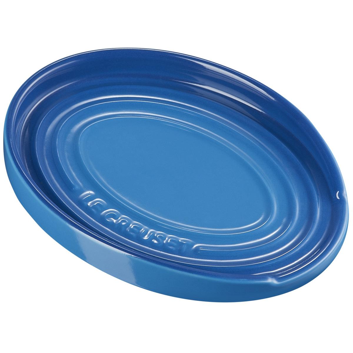 Le Creuset Stoneware Oval Spoon Rest Marseille Blue