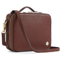 Burgundy Leather Fairfax & Favor Buckingham Cross Body Bag