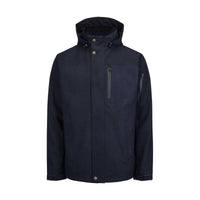 Navy Hoggs Of Fife Struther Zip Through Jacket front