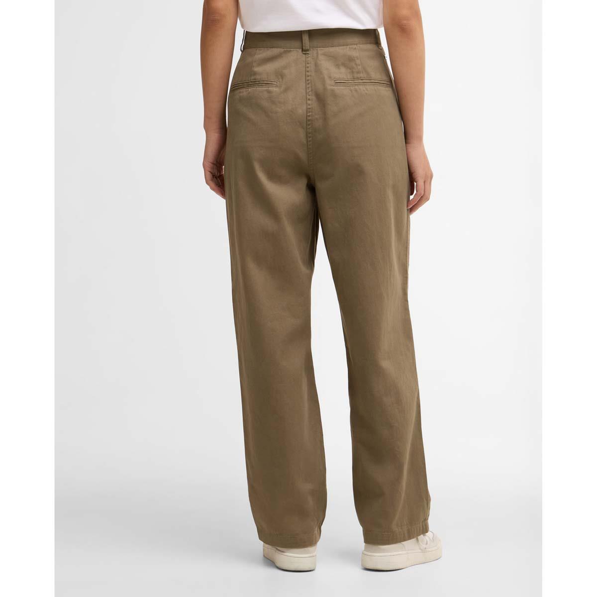 Dusky Green Barbour Womens Fern Trousers Back