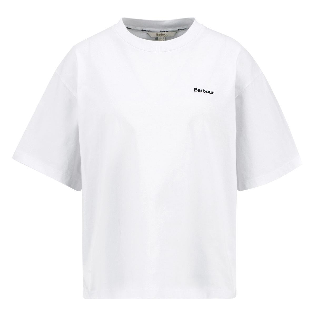 White Barbour Womens Jema Top