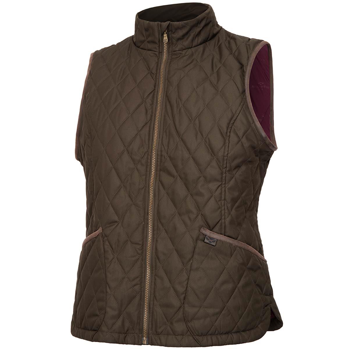 Forest Green Hoggs Of Fife Womens Ladybank Quilted Gilet