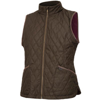 Forest Green Hoggs Of Fife Womens Ladybank Quilted Gilet