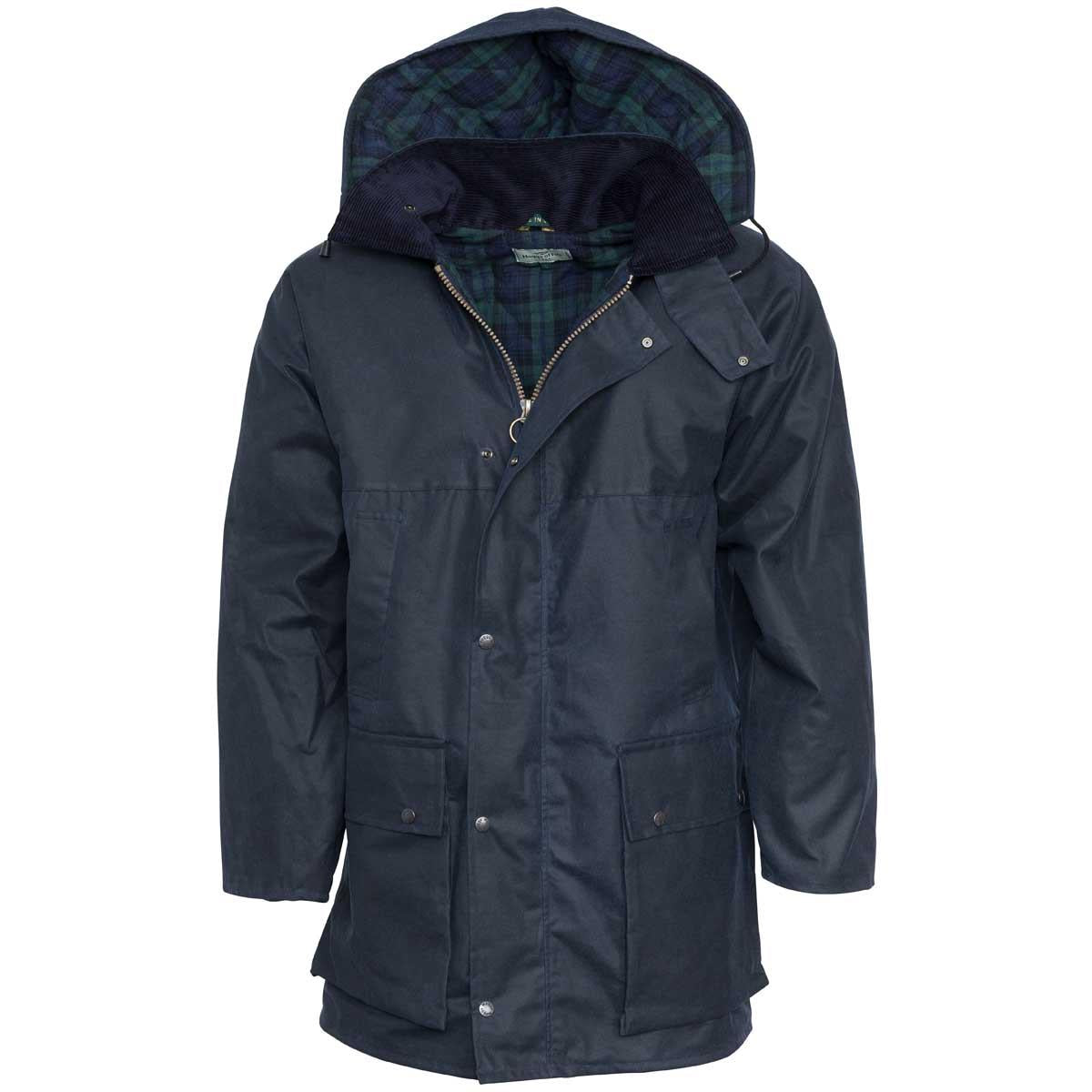 Hoggs Of Fife Mens Padded Wax Jacket