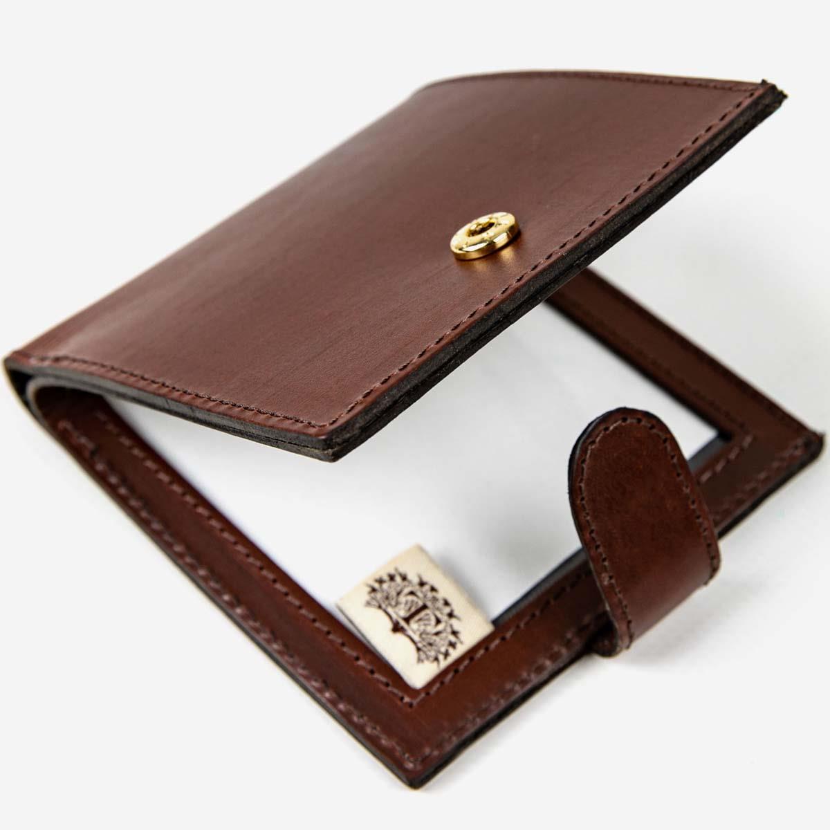 Teales Premier Single Leather Certificate Holder