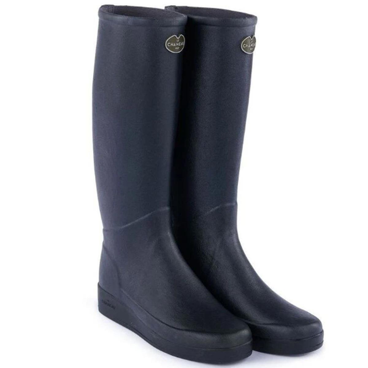Le Chameau BTE Paris J Fe Rubber Boots Noir/Noir