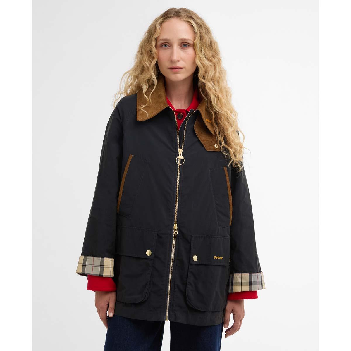 Navy/Dress Icons Bedale Showerproof Jacket front