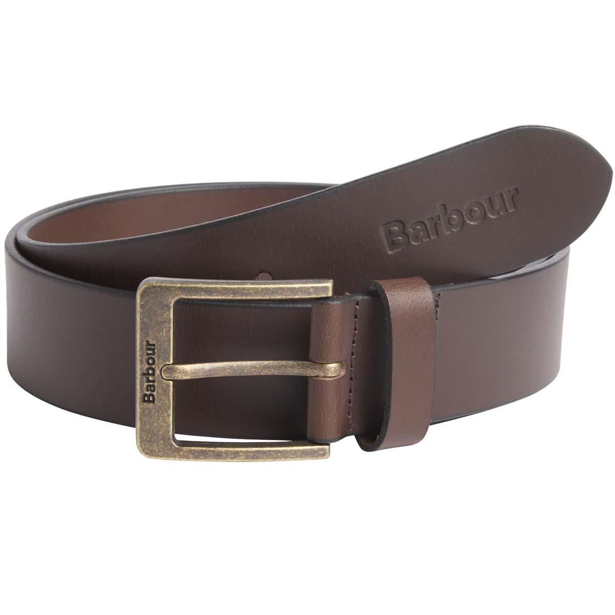 Barbour Mens Ayre Leather Belt